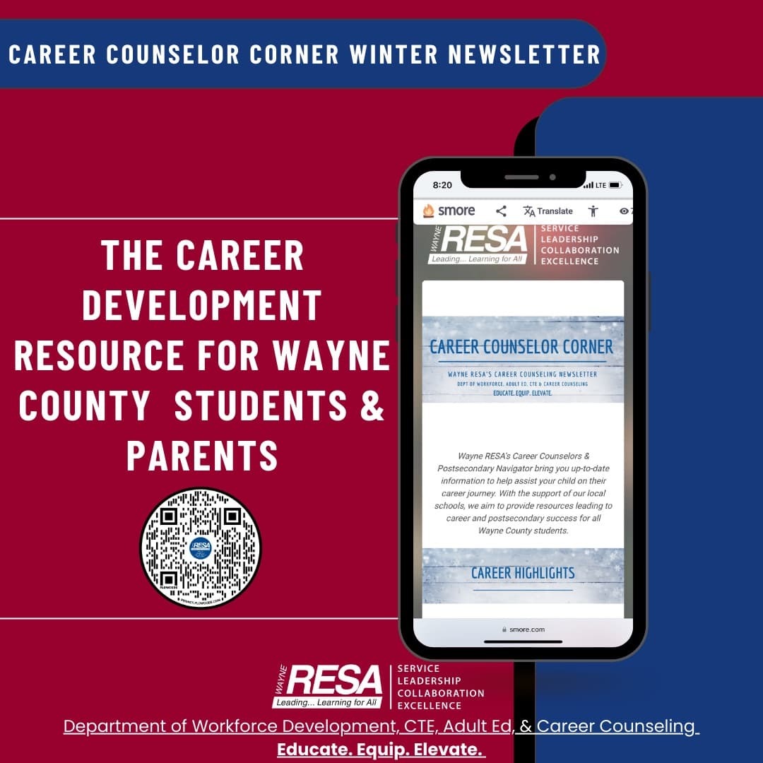 Career Counselor Corner Winter flyer
